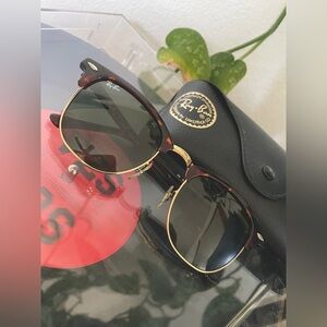 Ray Bans Polished Tortoise On Gold